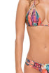 Luli Fama My Way Zig Zag Knotted Cut Out Triangle Top